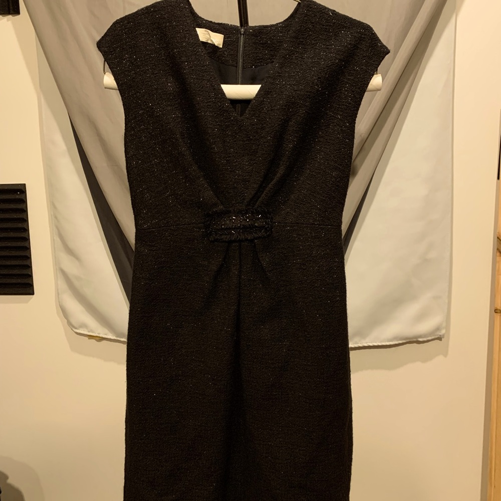 Gabbro black dress wig bc tie and sparkle details